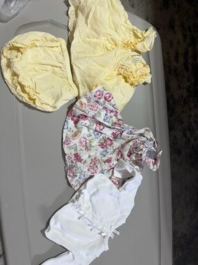 Baby Floral & Yellow Dress Set — Kids Accessories